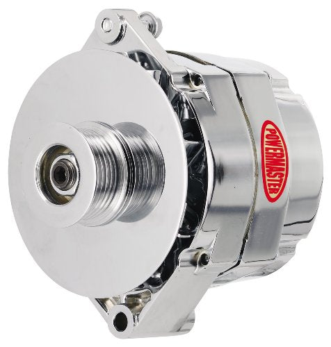 POWERMASTER 37293 Chrome Delco 150ampAlternator 1 Wire product image