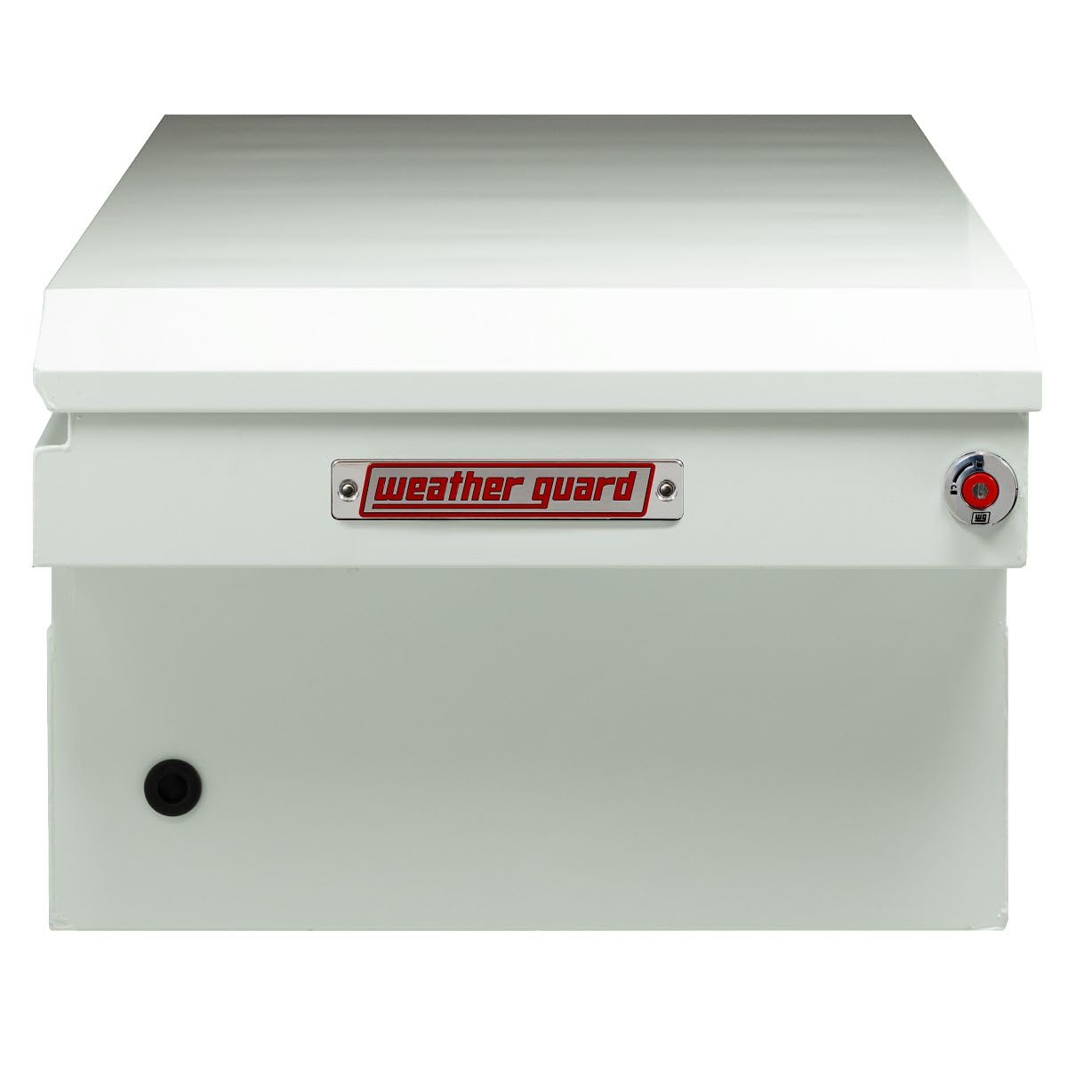 Weather Guard Weather Guard Model 126-3-04 Saddle Box, Steel, For Full Size Trucks, Standard Profile, White, - Outdoor Depot
