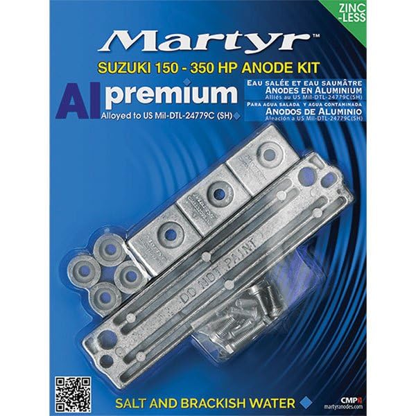 CMP GROUP CMSZ150350KITA Martyr Anodes , Suzuki 150-350HP Anodes KIT Al product image