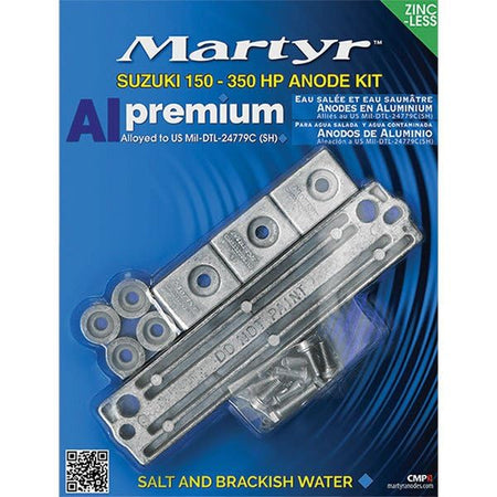 CMP GROUP CMSZ150350KITA Martyr Anodes , Suzuki 150-350HP Anodes KIT Al product image