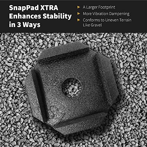 SnapPad SnapPad Xtra RV Leveling Pads - Permanent Jack Stabilizers for RVs - 5" Square Leveling Jack Pads - Outdoor Depot