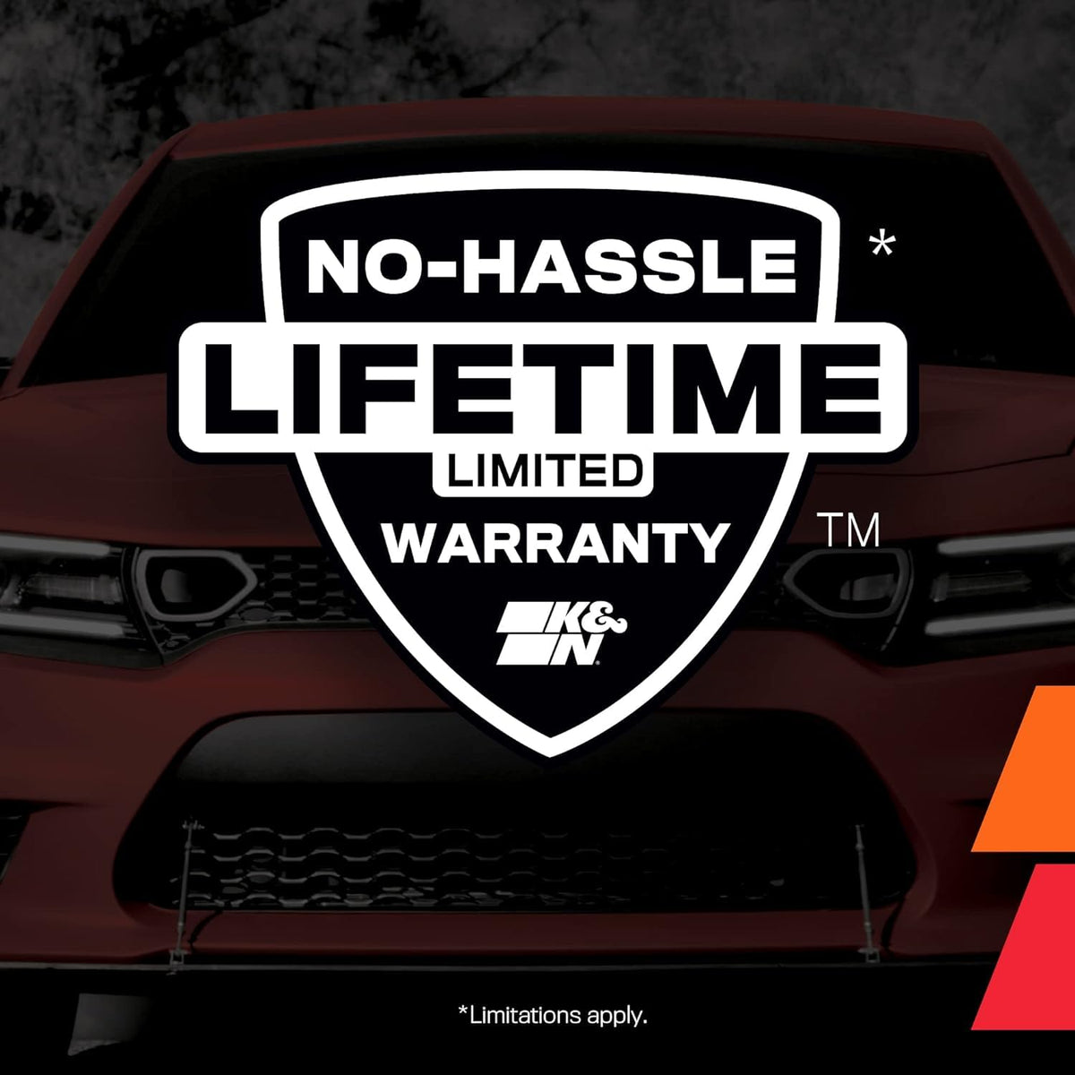 K&N K&N High-Flow Original Lifetime Engine Air Filter: Increase Power & Towing, Washable, Premium: - Outdoor Depot