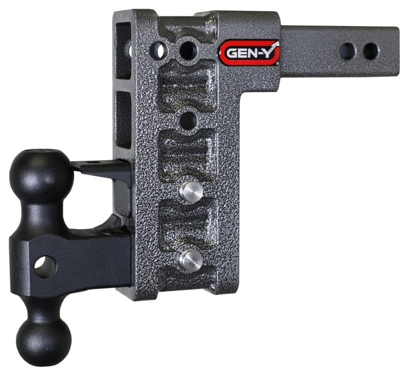 GEN-Y HITCH GH-524 MEGA-Duty 2 Shank 7.5 Drop 2K TW 16K Hitch and GH-051 Dual-Ball and... product image