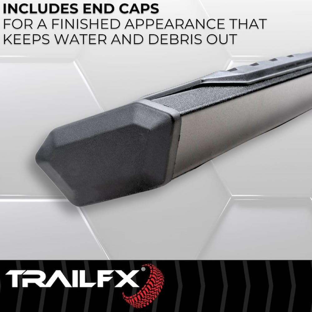 Trailfx TrailFX Nerf Bars for 2019-2021 Chevrolet Silverado 1500 Crew Cab Titanium Black Powder Coated - Outdoor Depot