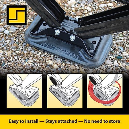 STROMBER JBP-SJSC.2 g Carlson RV Jack Pads – 2-Pack Scissor Jack Shoe for Trailer, Leve... - view 10