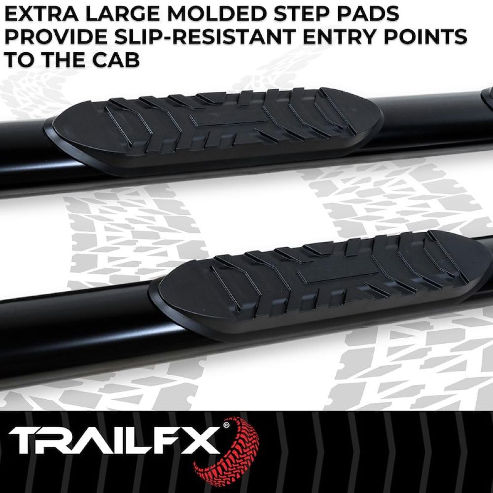 Trailfx TRAIL FX 4" Oval Sturt Ram 1500 Black 19 - Outdoor Depot