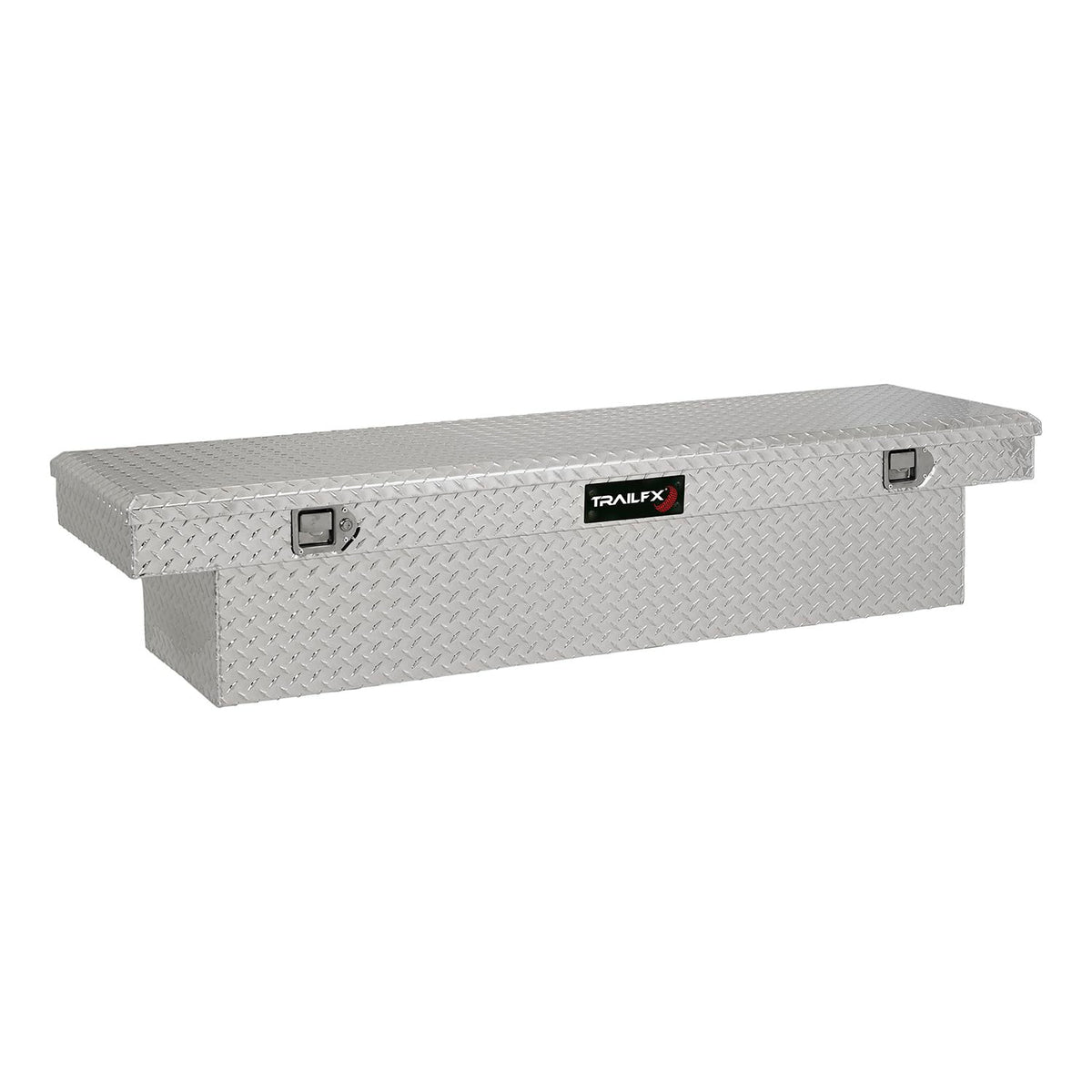 Trailfx TrailFX Tool Box 110701 Crossover Standard Single Lid With Struts Diamond Tread Bright Polished 16 - Outdoor Depot