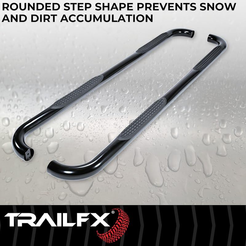 Trailfx Trailfx Trail FX A0052B 3" Nerf Bar Bend End, Black - Outdoor Depot