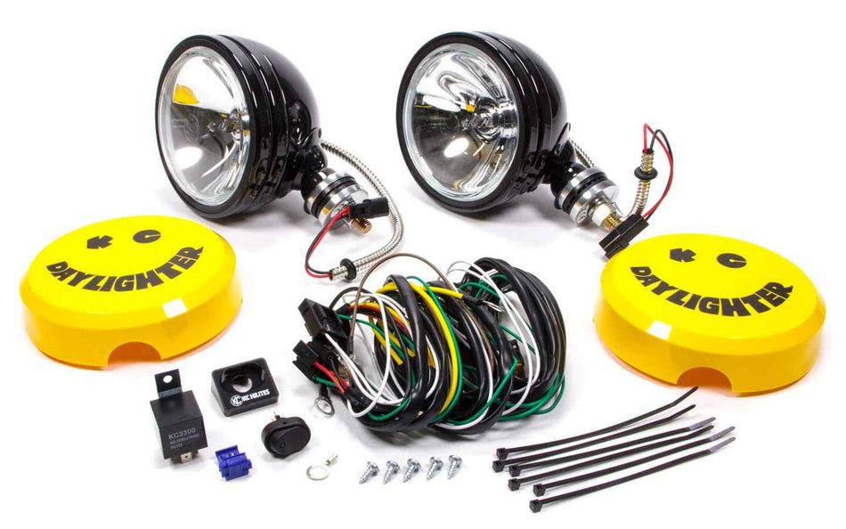 KC KC HiLiTES 238 Daylighter Black 100w Spot Beam Light System - Outdoor Depot