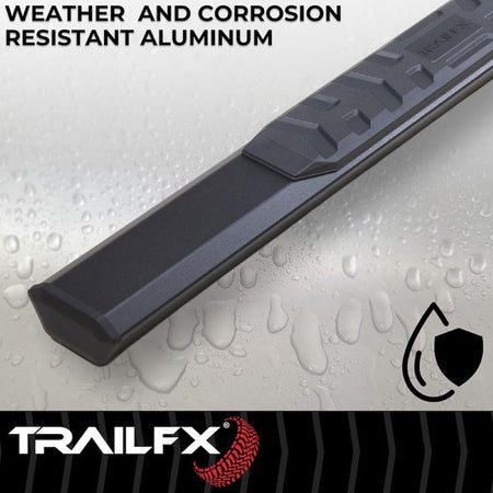 Trailfx TrailFX Nerf Bars for 2019-2021 Chevrolet Silverado 1500 Crew Cab Titanium Black Powder Coated - Outdoor Depot