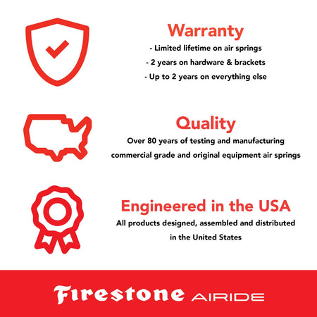 Airide Firestone Airide 2613 Rear Air Springs Kit fits 2011-2026 Silverado Sierra 2500HD 3500HD | Load - Outdoor Depot
