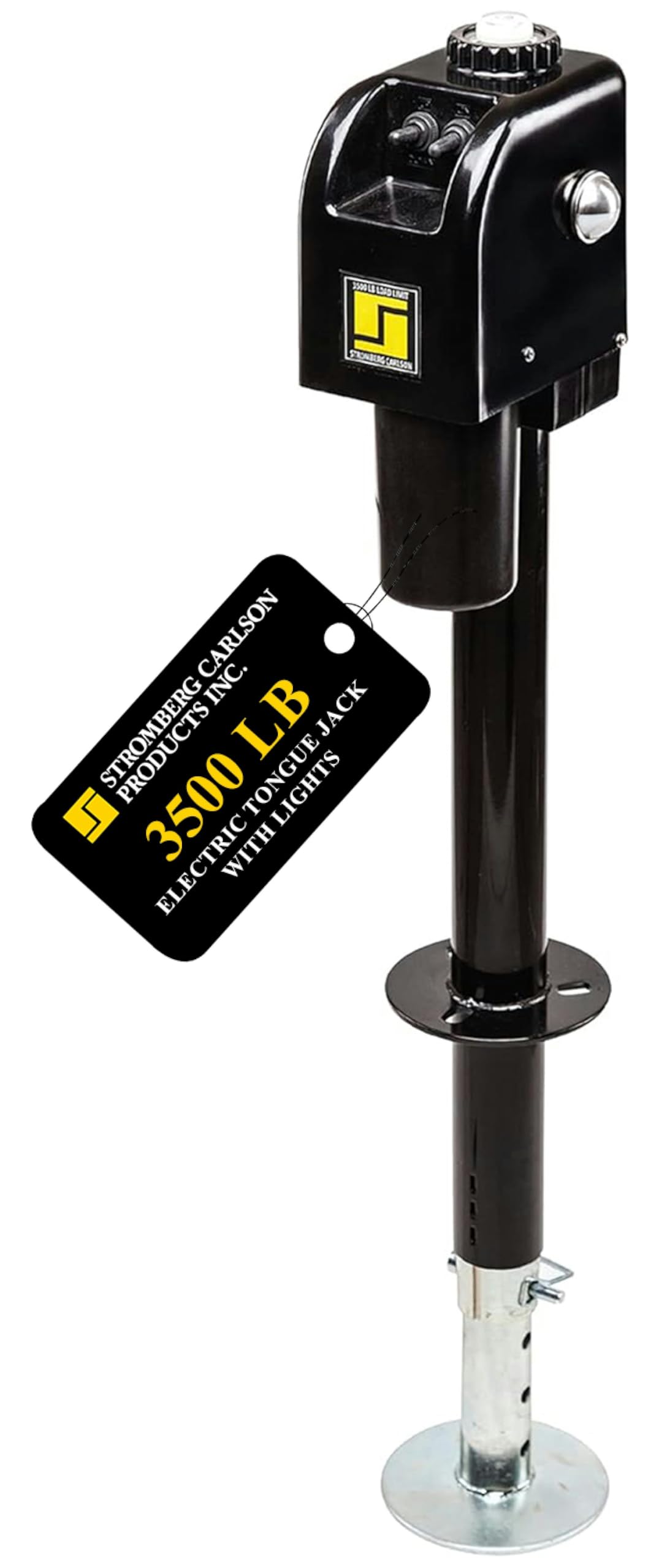 STROMBER JET-3755 g Carlson  Electric Tongue Jack - Heavy Duty Jack with Motor Protec... - detail view