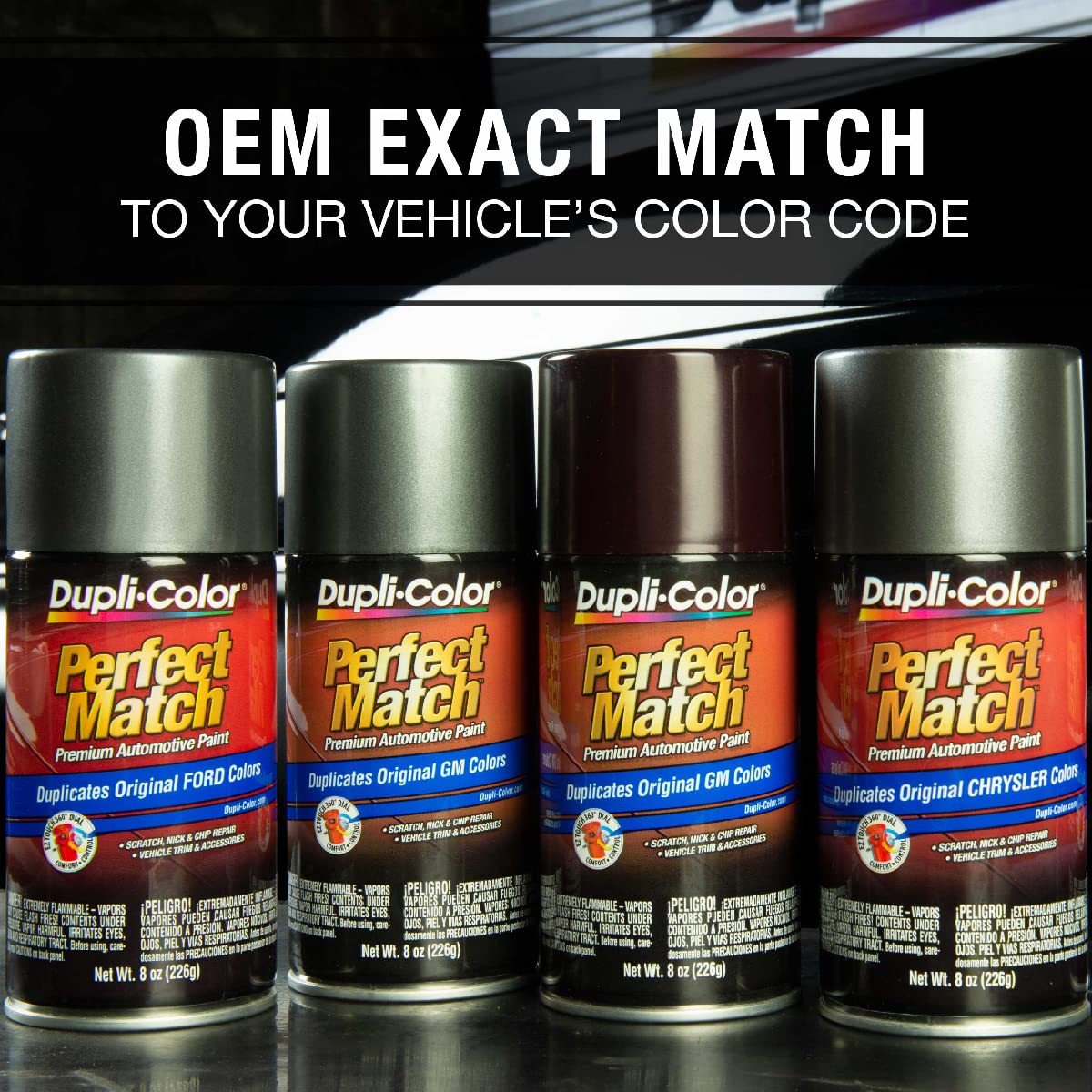 Dupli-Color Dupli-Color Perfect Match Premium Automotive Paint, Black (M), 8 oz - Outdoor Depot