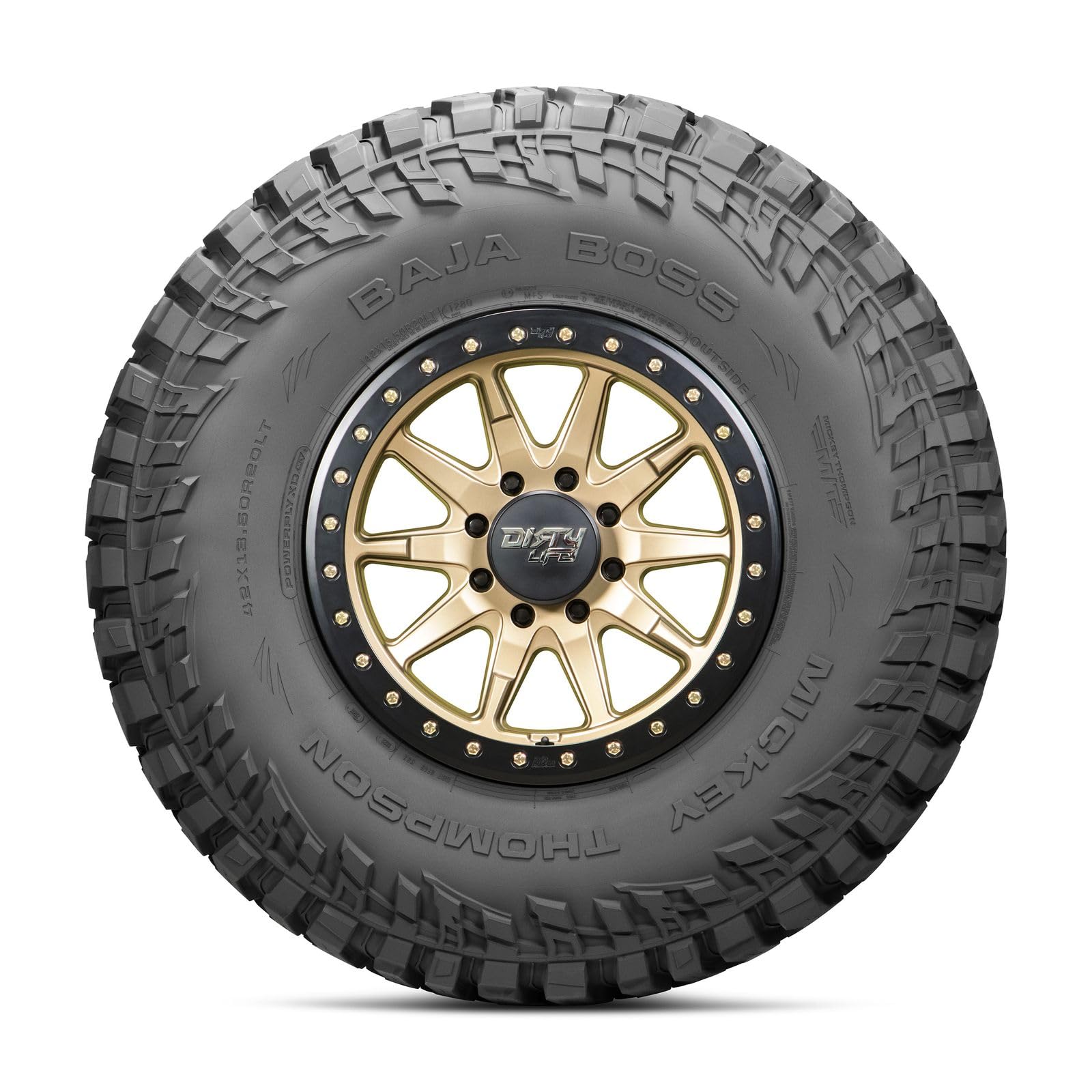 MICKEY THOMPSON Mickey Thompson Baja Boss M/T 37X12.50R17LT 124Q D - Outdoor Depot