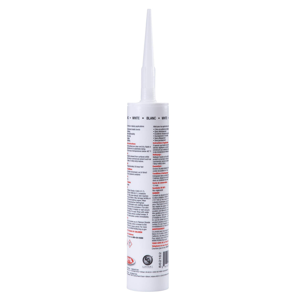 LIPPERT COMP 862162 5160 ALPHATHANE Non-Sag Sealant for 5th Wheel RVs, Travel Trailers ... - view 7
