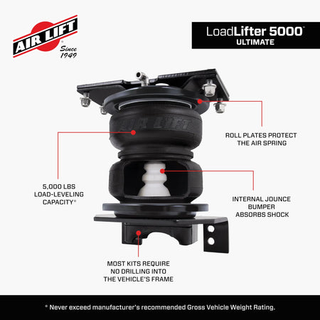 Air Lift Air Lift LoadLifter 5000 Ultimate Air Spring Kit - Fits 2023-2026 F-250 Super Duty & F-350 Super - Outdoor-Depot.us