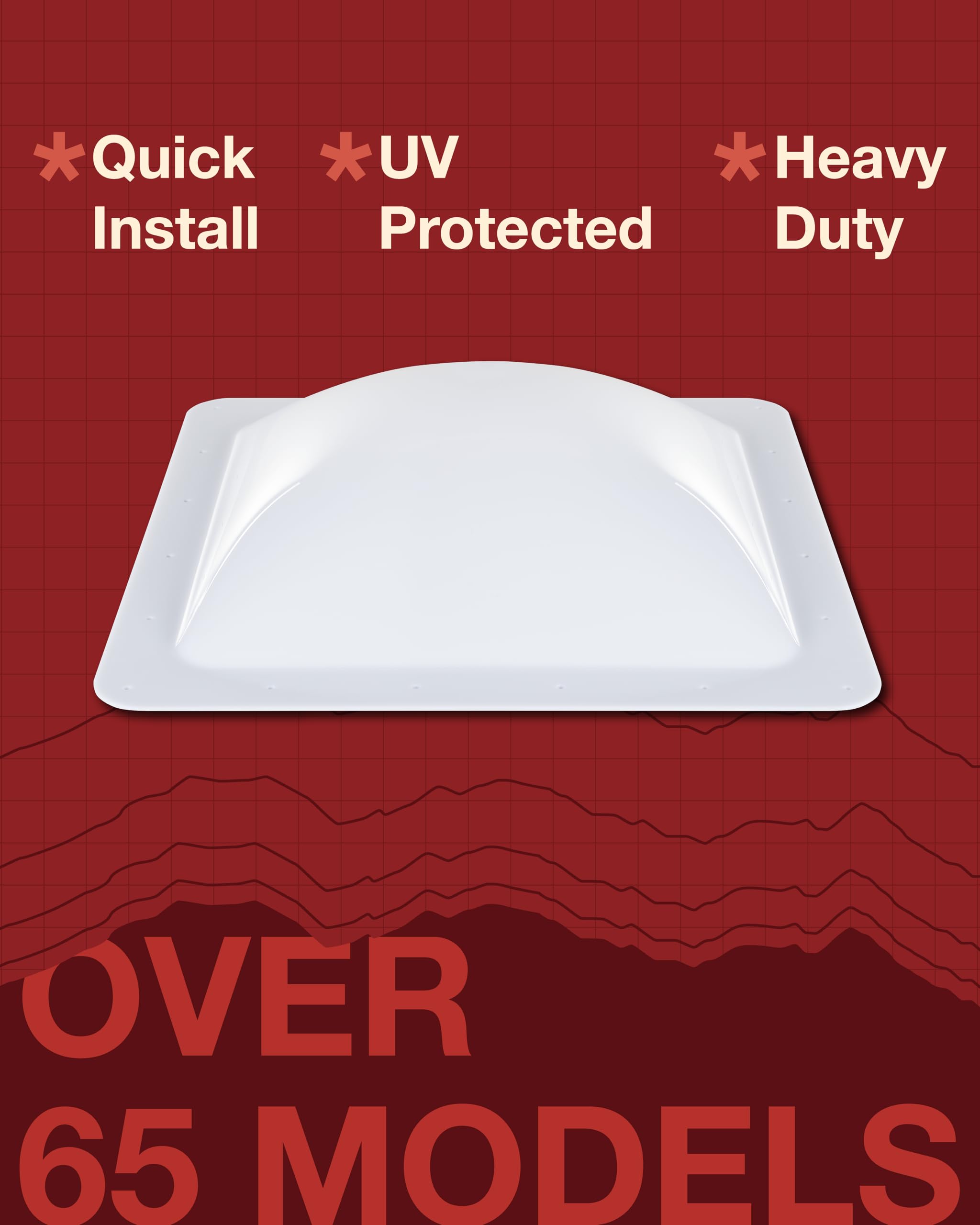 ICON ICON RV Skylight - NSL2414S - Smoke - Outdoor Depot