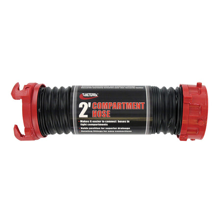 VALTERRA LLC D040202 Valterra D04-0202 Dominator Compartment Hose - 2' , Black - detail view