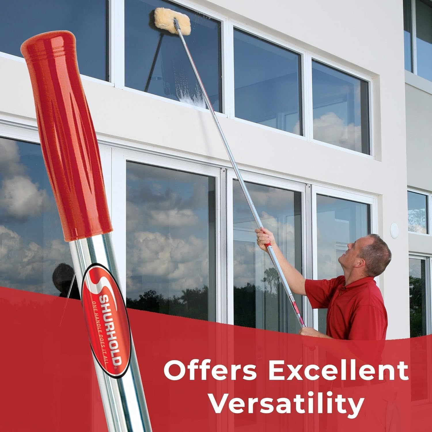 Shurhold Shurhold 833 6' Telescoping Extension Handle with 40"-72" Locking Length - Outdoor Depot