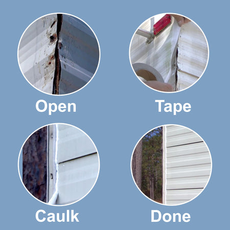 Dicor Dicor WRK-1 Standard Seal-Tite Reseal Kit - Includes Enough RV, Trailer, Motorhome Repair Tape for 6 - Outdoor Depot