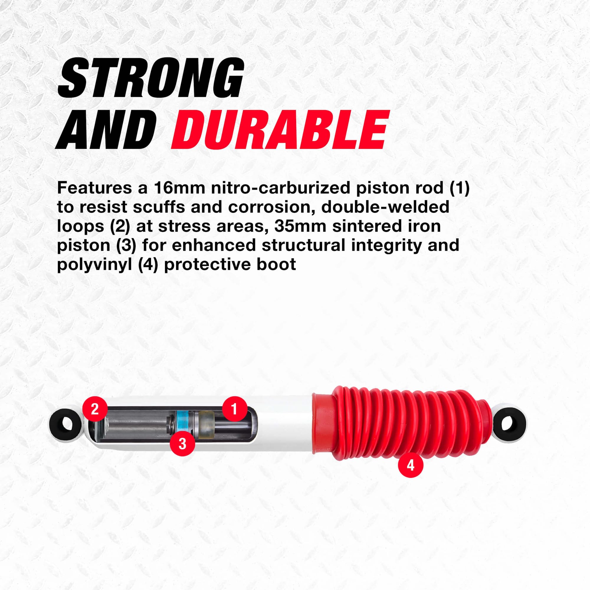 Rancho Rancho RS5000X RS55198 Suspension Shock Absorber - Outdoor Depot