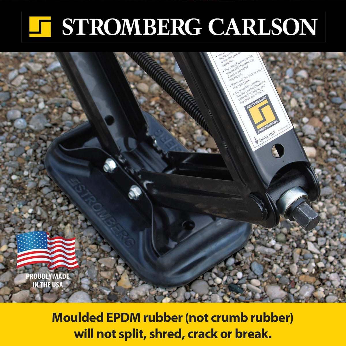STROMBER JBP-SJSC.2 g Carlson RV Jack Pads – 2-Pack Scissor Jack Shoe for Trailer, Leve... - view 5