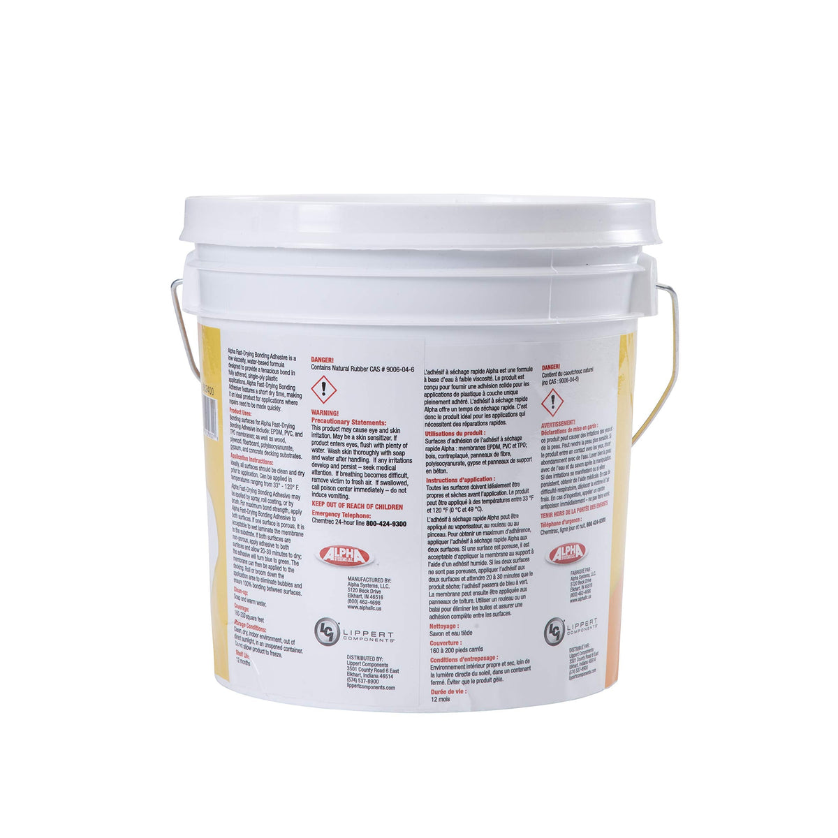 LIPPERT COMP 862400 8019 Water-Based Bonding Adhesive for Roofs on 5th Wheel RVs, Trave... - view 5