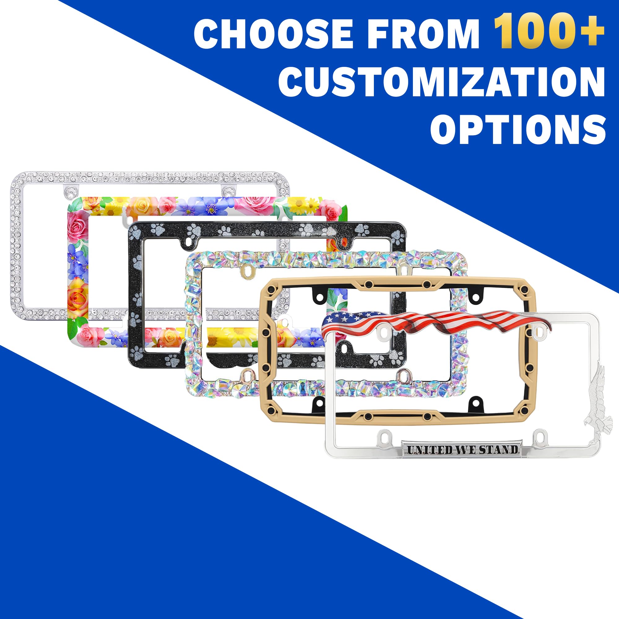 Cruiser Accessories Cruiser Accessories 22230 Barbed Wire II License Plate Frame, Chrome, 1 Frame - Outdoor Depot