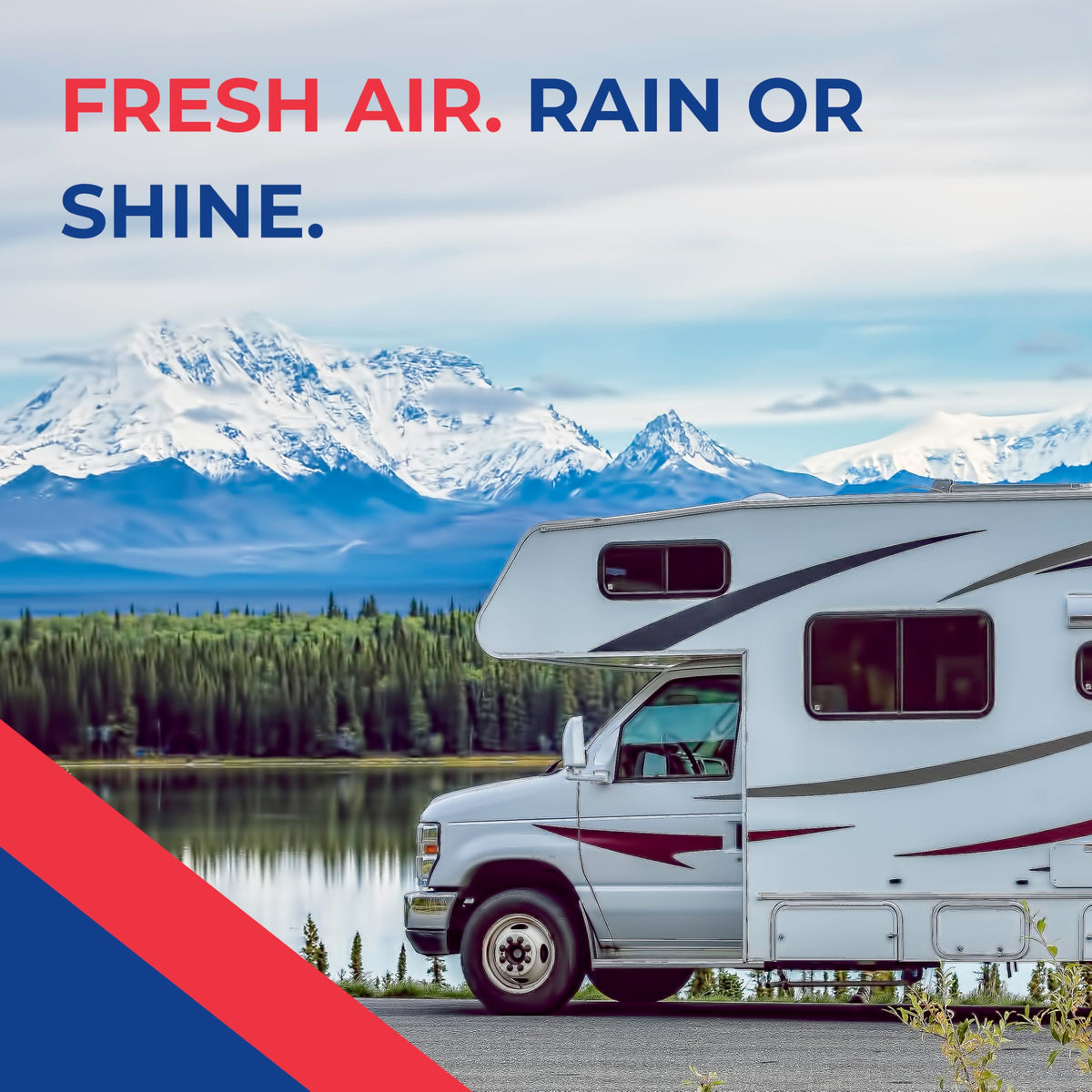 Maxx Air MAXXAIR Maxxfan Deluxe - All-In-One RV Vent, Shield & Fan; Built-In Rain Shield, 10 Speed - Outdoor Depot