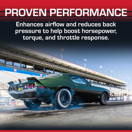 Flowmaster Flowmaster Super 10 Series Chambered Muffler – 3.00" Center In / 2.50" Dual Out – Race-Inspired - Outdoor Depot
