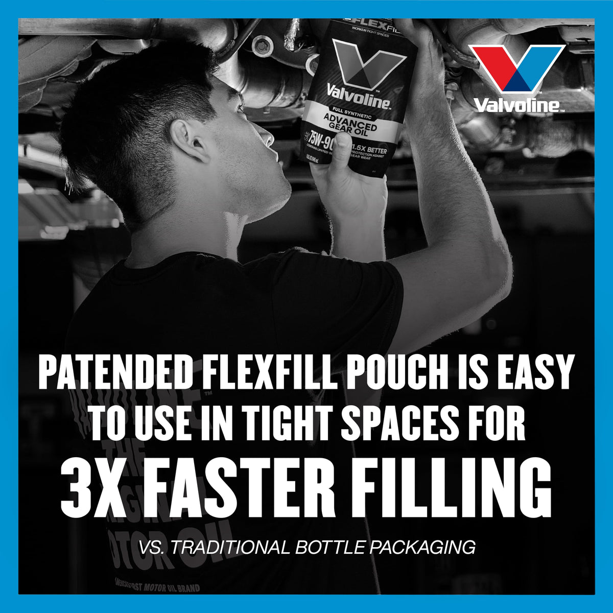 Valvoline Valvoline FlexFill Advanced Full Synthetic Full Synthetic 75W-140 Gear Oil 1 QT FlexFill - Outdoor Depot