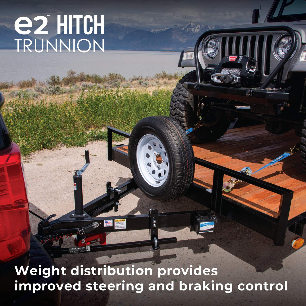 Fastway Fastway e2 2-Point Sway Control Trunnion Hitch, 92-00-1200, 12,000 Lbs Trailer Weight Rating, 1,200 - Outdoor Depot
