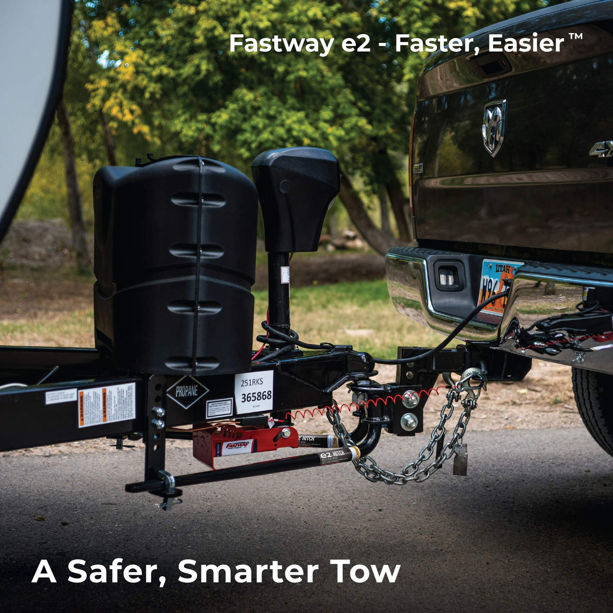 Fastway Fastway e2 2-Point Sway Control Round Bar Hitch, 94-00-1000, 10,000 Lbs Trailer Weight Rating, 1,000 - Outdoor Depot