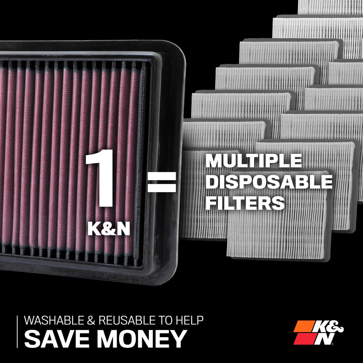 K&N K&N - Replacement Air Filter (33-5142) - Outdoor Depot