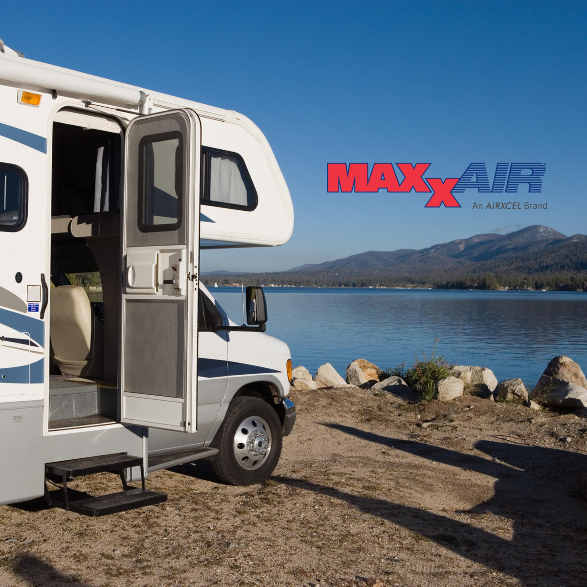 Maxx Air MAXXAIR Maxxfan Deluxe - All-In-One RV Vent, Shield & Fan; Built-In Rain Shield, 10 Speed - Outdoor Depot