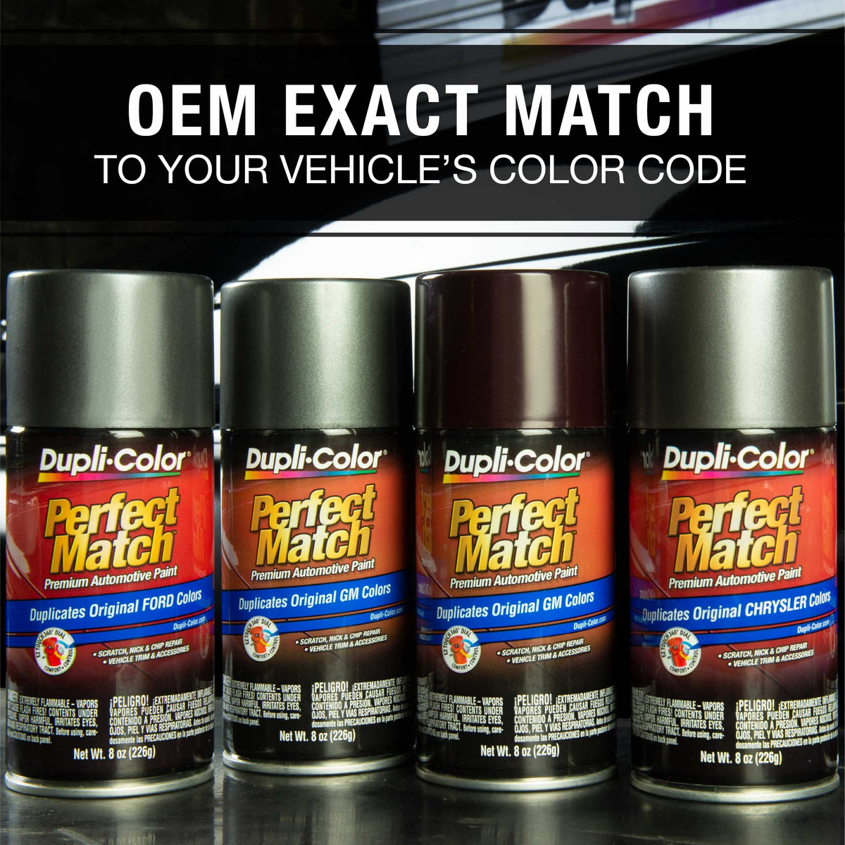 Dupli-Color Dupli-Color Perfect Match Premium Automotive Paint, Dark Garnet Red Pearl, 8 oz - Outdoor Depot